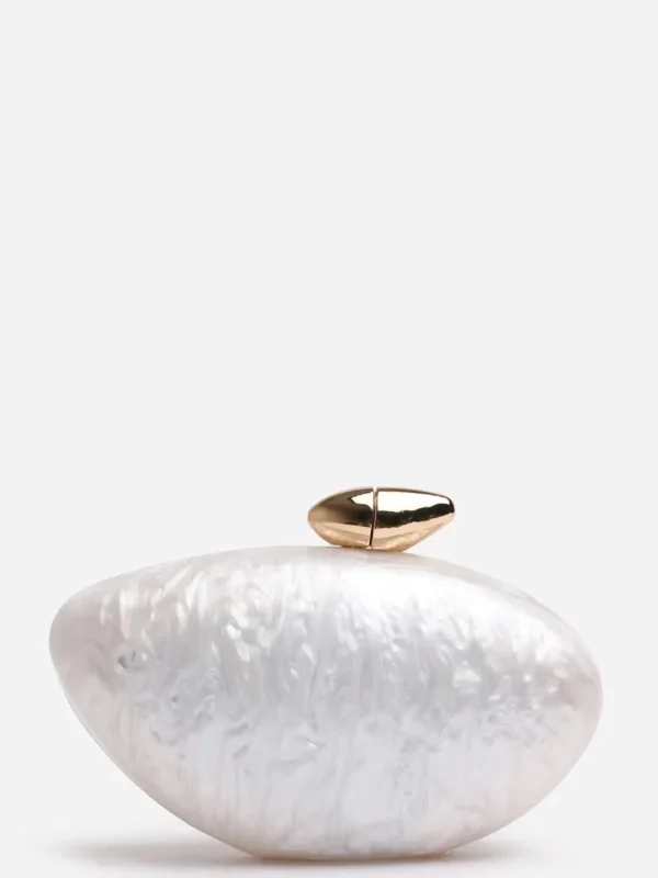 Marble Acrylic Clutch Bag